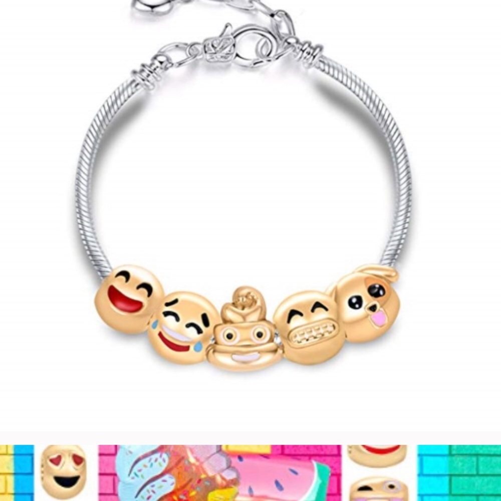 Children’s emoji bracelet